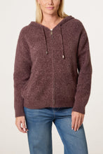 Load image into Gallery viewer, 1.         Super Soft Knit Hoodie-Chocolate
