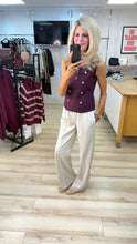 Load image into Gallery viewer, 1.           Zip Front Knit Drummer Boy Waistcoat-Wine
