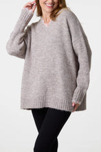 Load image into Gallery viewer, 1.               Lace Trim Jumper-Mink/White
