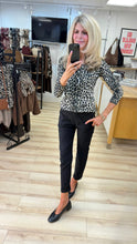Load image into Gallery viewer, 1.                Ribbed Soft Knit Leopard Cardigan
