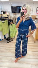 Load image into Gallery viewer, 1.          Crochet Hem Cotton Jacket-Navy
