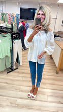 Load image into Gallery viewer, 1. Embroidered Sheer Blouse-Beige
