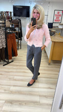 Load image into Gallery viewer, 1.                       Super Soft Eyelash Embellished Knit Cardigan-Pink
