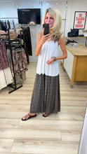 Load image into Gallery viewer, 1.Shirred Waist Palazzos-Chocolate
