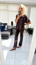 Load image into Gallery viewer, 1.                  Chocolate Stretch Jeans
