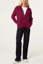 Load image into Gallery viewer, 1.         Super Soft Knit Hoodie-Berry
