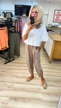 Load image into Gallery viewer, 1.               Tulip Hem Pocket Trousers-Mocha
