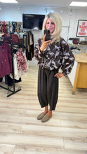 Load image into Gallery viewer, 1.                      Cheetah Print Bomber Jacket-Chocolate
