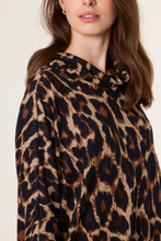 Load image into Gallery viewer, 1.                 Cowl Neck Leopard Print Dress
