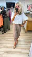 Load image into Gallery viewer, 1.               Tulip Hem Pocket Trousers-Mocha
