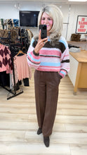 Load image into Gallery viewer, 1.                    Striped Jumper-Pink Multi
