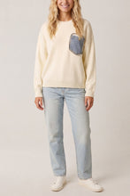 Load image into Gallery viewer, 1.   Denim Pocket Soft Knit-Ivory

