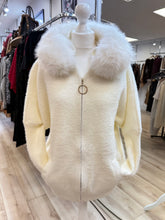 Load image into Gallery viewer, 1.                Super Soft Faux Fur Hooded Jacket-Winter White
