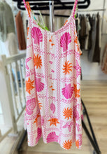 Load image into Gallery viewer, 1.                    Cheesecloth Cami Dress-White/Multi
