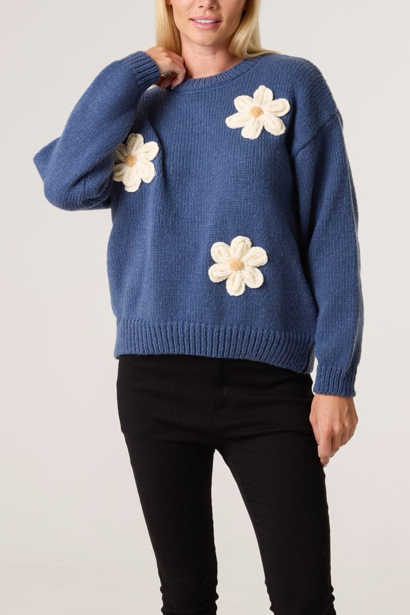 1.  Daisy Jumper-Denim Blue