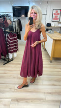 Load image into Gallery viewer, 1.Cami Dress &amp; Top Co-ord-Berry
