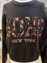 Load image into Gallery viewer, 1.     Floral SOHO New York Soft Knit Jumper-Chocolate
