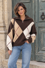Load image into Gallery viewer, 1.                                  Argyle Knit Jumper
