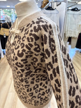 Load image into Gallery viewer, 1.      Soft Knit Leopard Jumper-Latte
