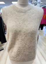 Load image into Gallery viewer, 1.                     Soft Knit Sleeveless Tank-Oatmeal
